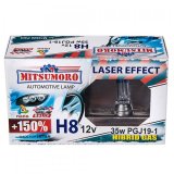 Галогенные автолампы Mitsumoro H8 35W +150 laser effect (2 шт.)