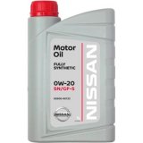 Моторное масло Nissan Motor Oil 0W-20 1 л