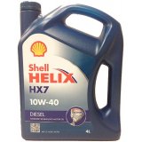 Моторное масло Shell Helix Diesel HX7 10W-40 4 л