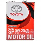 Моторна олива Toyota Motor Oil SP 0W-20 4 л