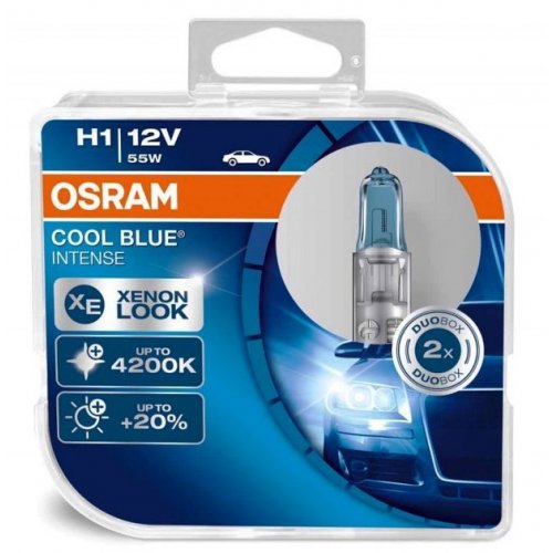 Галогенні автолампи Osram H1 55W (4200K) (2 шт.)