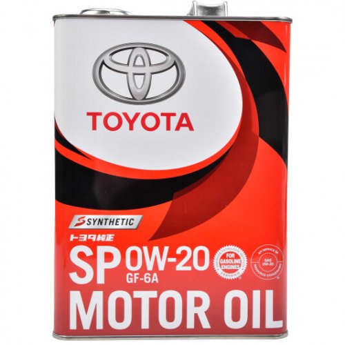 Моторное масло Toyota Motor Oil SP 0W-20 4 л