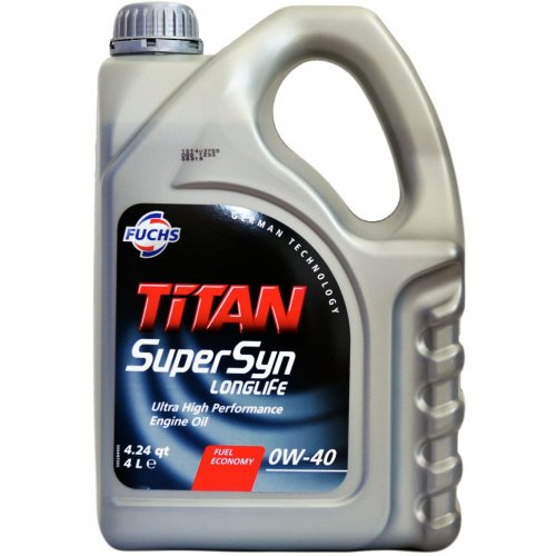 Моторное масло Fuchs Titan SuperSyn LongLife 0W-40 5 л