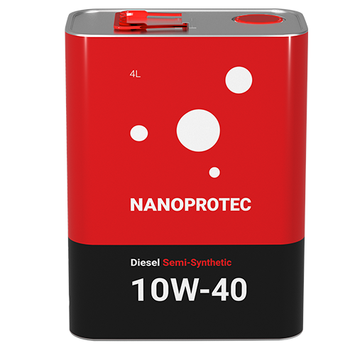 Моторное масло Nanoprotec 10W-40 Diesel Semi-Synthetic 4 л