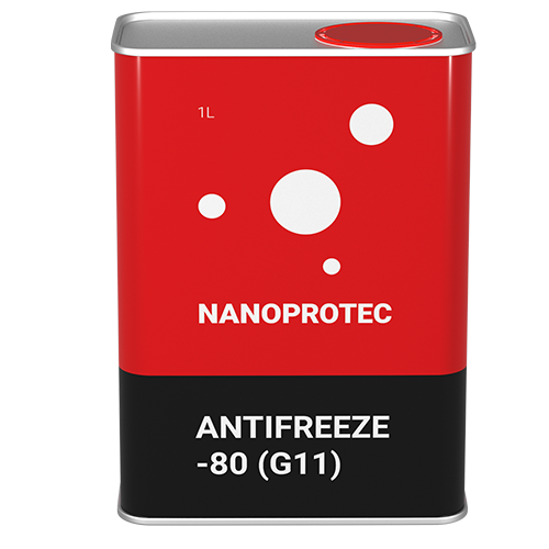 Антифриз Nanoprotec Antifreeze -80 (G11) 1 л