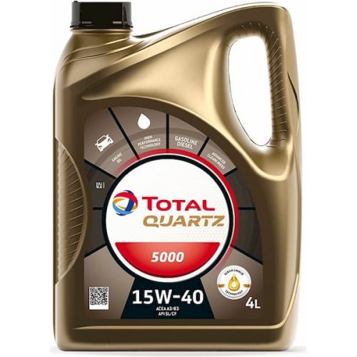 Моторное масло Total Quartz 5000 15W-40 4 л
