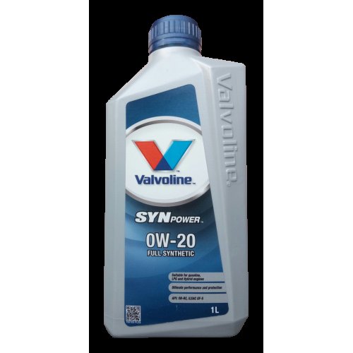 Моторное масло Valvoline SynPower 0W-20 1 л