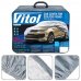 Чехол-тент для автомобиля Vitol JC13402 Розмір XL на джип/минивен серый с подкладкой (JC13402 XL (3))