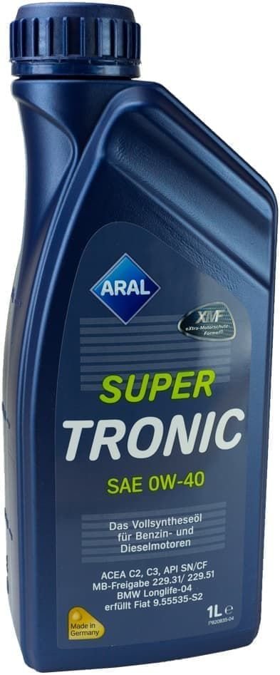 Моторное масло Aral SuperTronic 0W-40 1 л