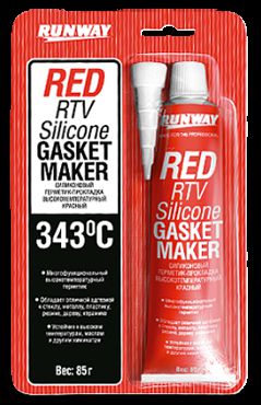 Силиконовый герметик красного цвета Runway 85 г