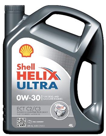 Моторное масло Shell Helix Ultra ECT C2/C3 0W-30 4 л