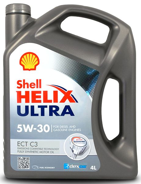 Моторное масло Shell Helix Ultra ECT C3 5W-30 4 л