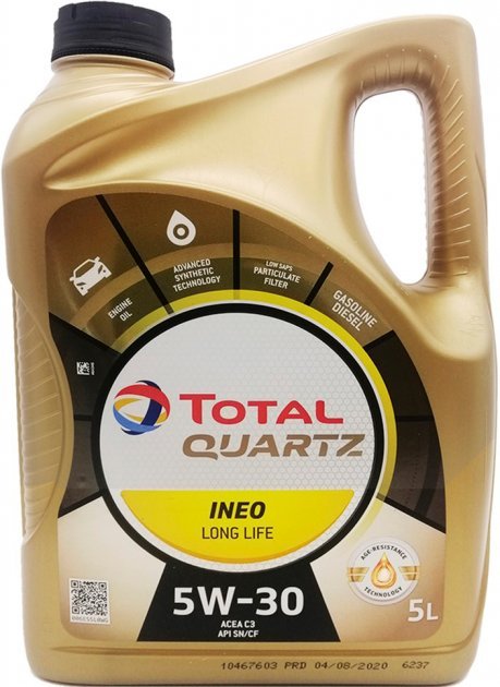 Моторное масло Total Quartz Ineo Long Life 5W-30 5 л